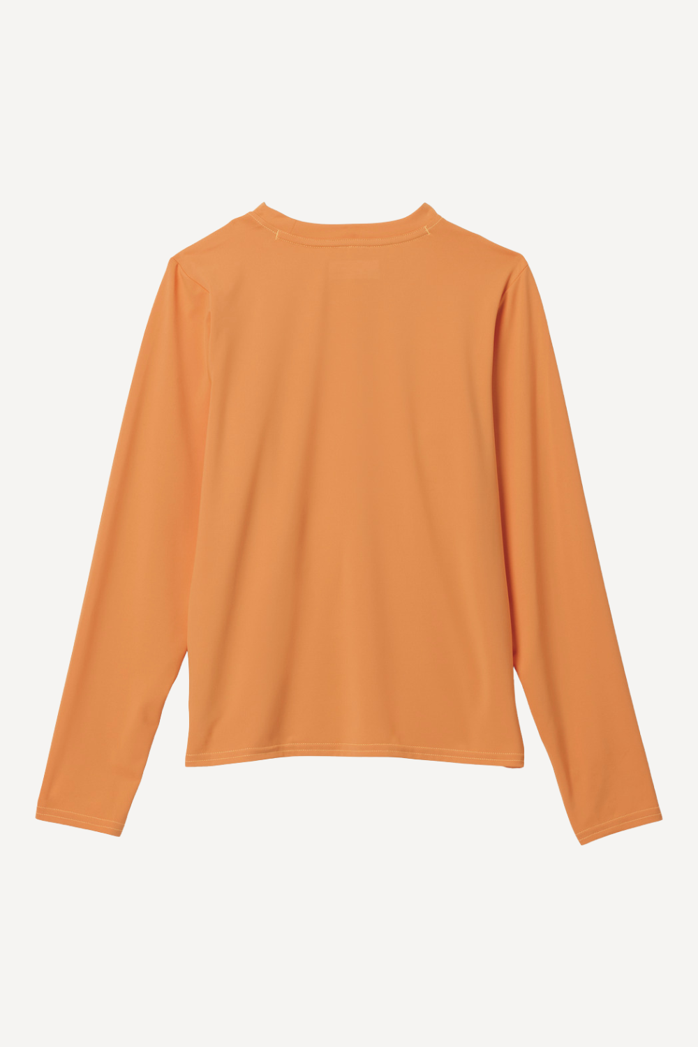 T-shirt anti-UV orange pour enfants, léger et respirant, offrant protection solaire UPF50+.