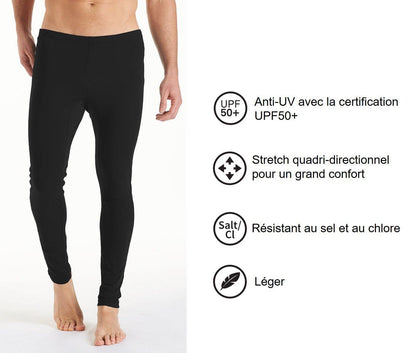 Legging de bain Anti UV - Homme - Coolibar - Deep Water